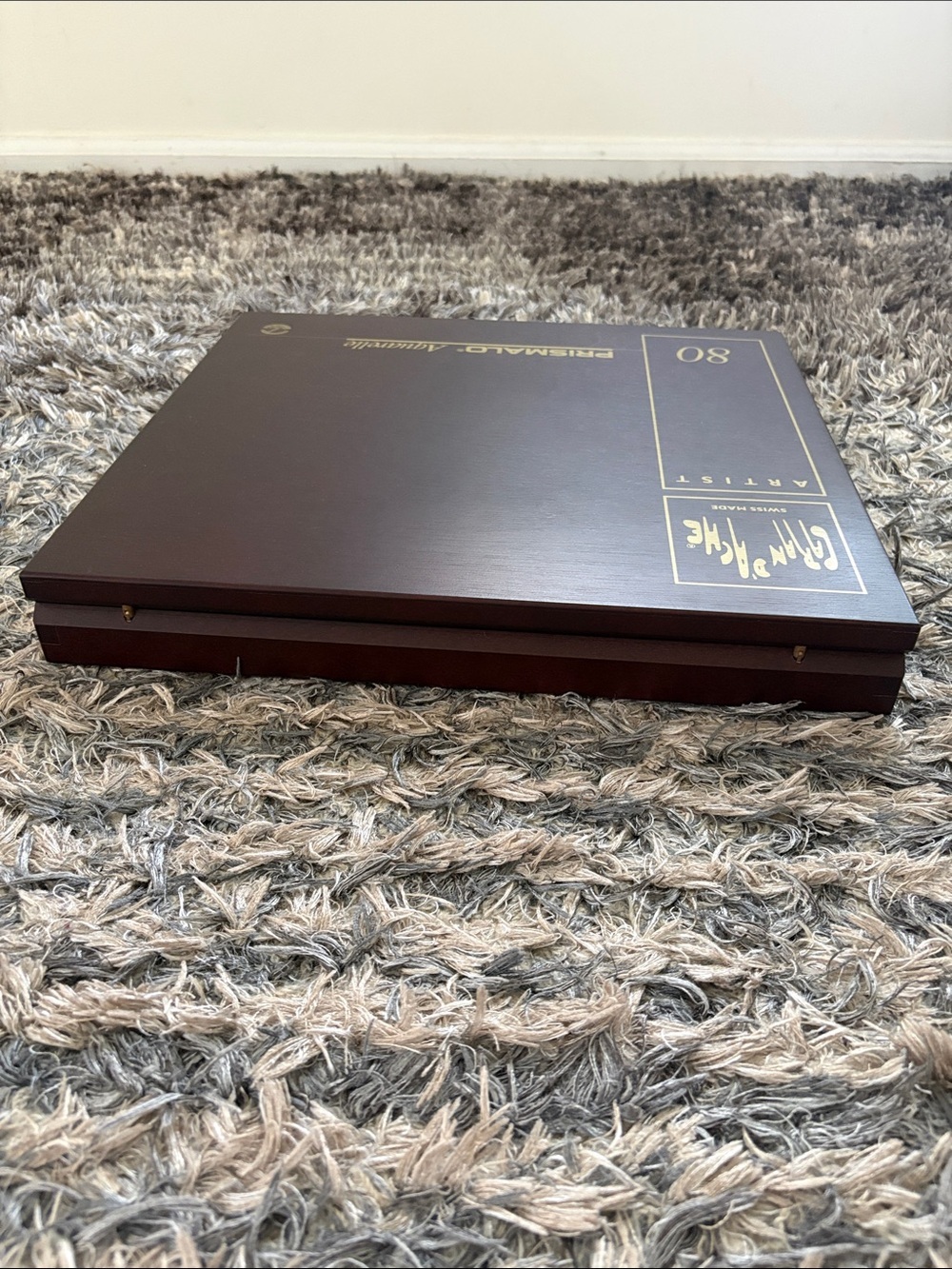 Caran d’Ache Prismalo Aquarelle 80 Colored Pencils Luxury Wooden Box Set - Picture 11 of 16